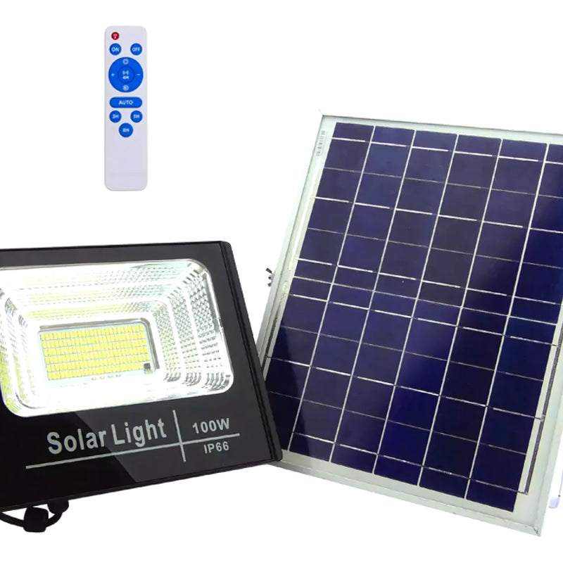 Foco Solar 154 Led 100 Watts Panel Solar - Varietas Chile - Santiago