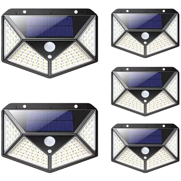Pack 5 Focos Solar Led Con Sensor - Varietas Chile - Santiago
