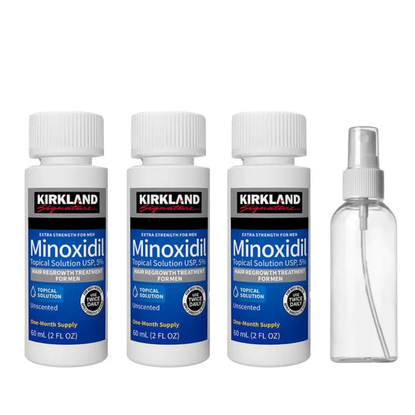 Kit Minoxidil Kirkland 5 180Ml 3 Mese