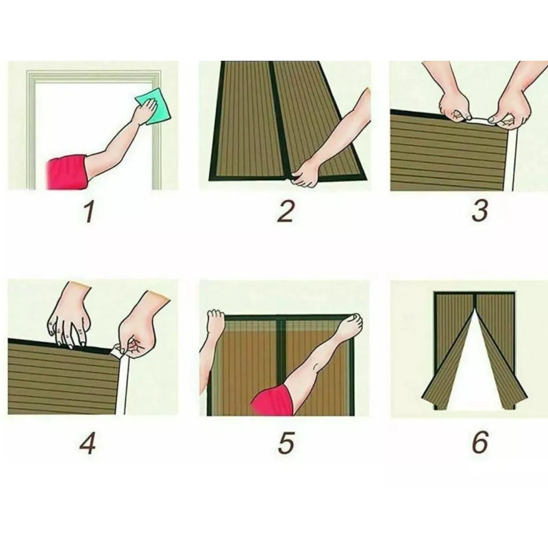 Malla De Puerta Anti Mosquitos