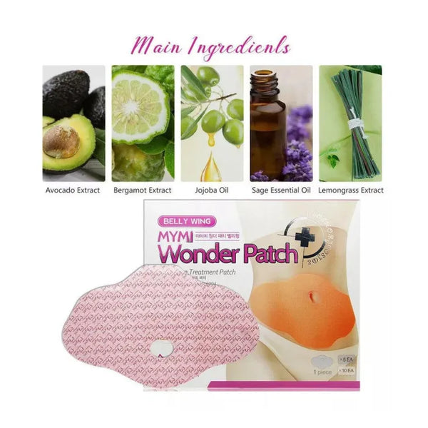 Pack 5 Paches De Vientre Adelgazante