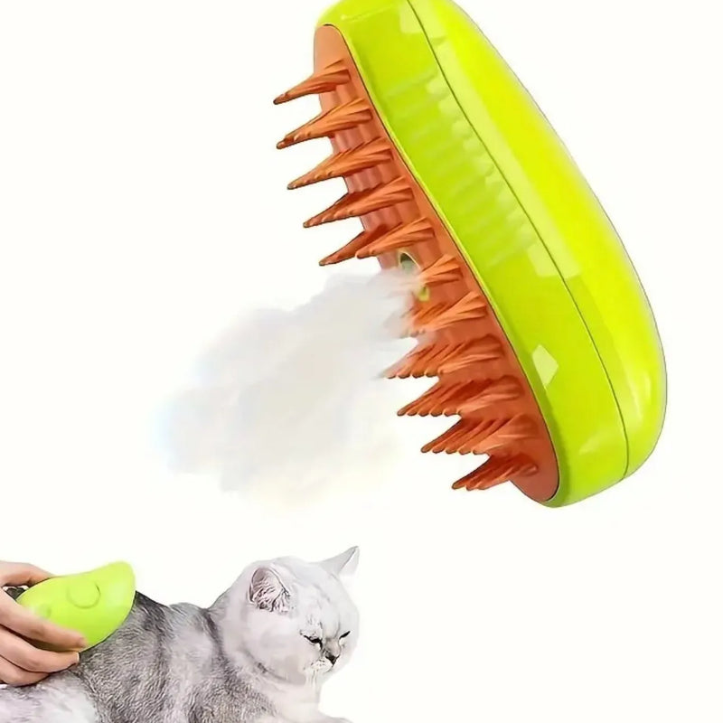 Cepillo A Vapor Para Mascotas 3En 1