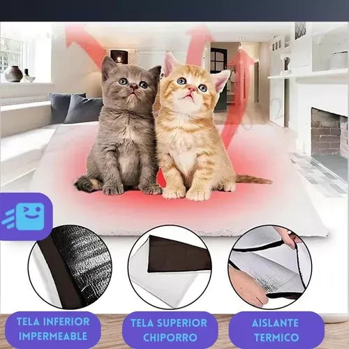 Alfombra Polar Mascotas Invierno