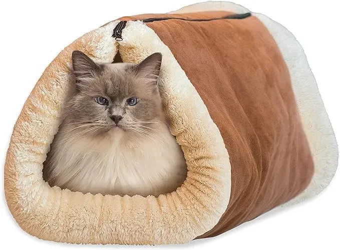 Alfombra Y Cama Tubular Para Gatos