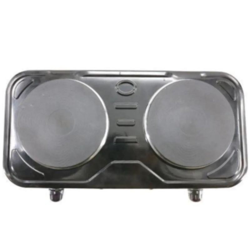 Estufa Eléctrica Portatil Doble Quemador -en tu casa Chile - Santiago