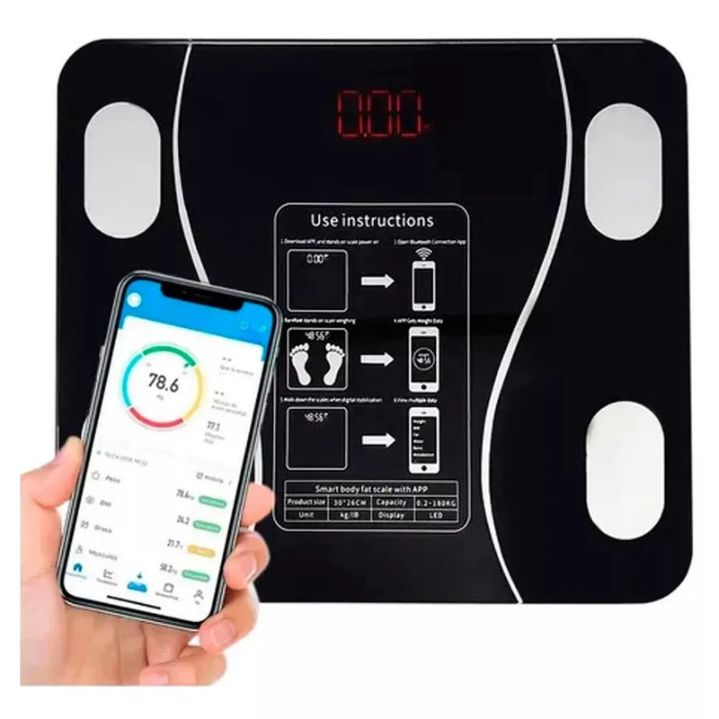 Balanza Baño Digital Bluetooth Inteligen