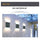 Aplique Led Exterior Resiste Impermeable