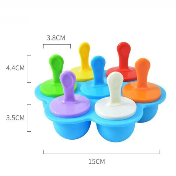 Moldes De Silicona Para Paletas De Fruta