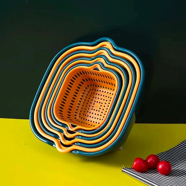 Pack 3 Coladores Con Bowl Para Verduras - Varietas Chile - Santiago