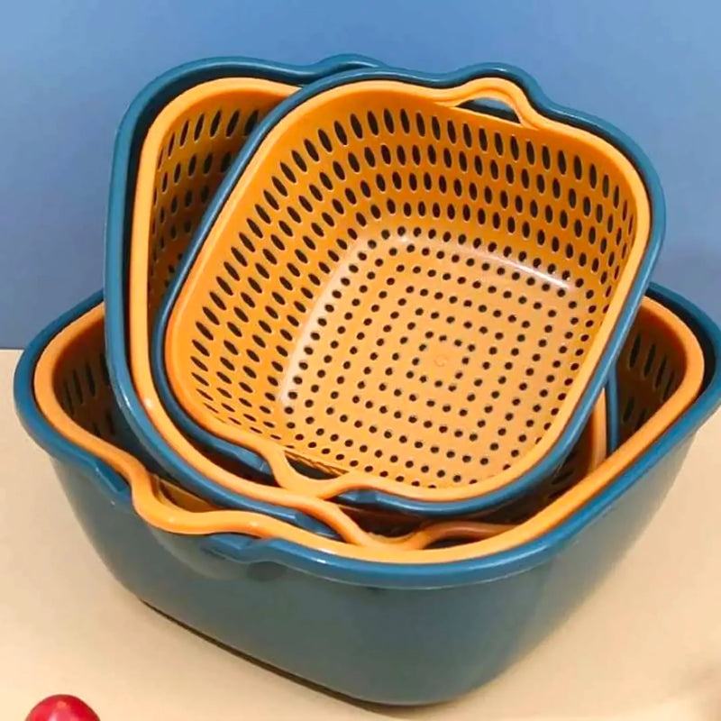 Pack 3 Coladores Con Bowl Para Verduras - Varietas Chile - Santiago