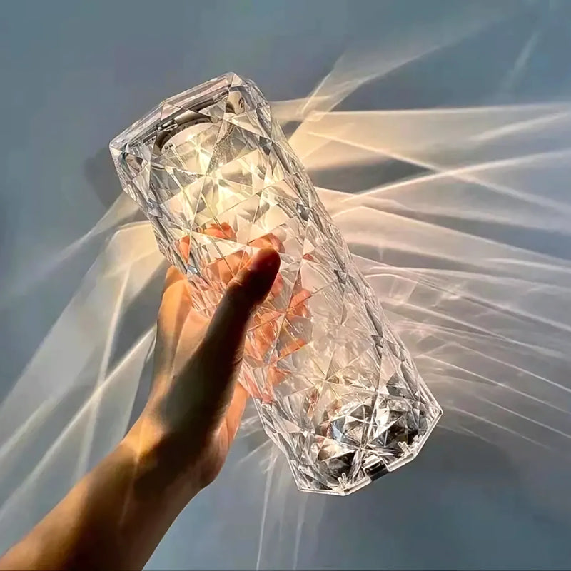 Lampara De Mesa Recarble Tipo Cristal - Varietas Chile - Santiago