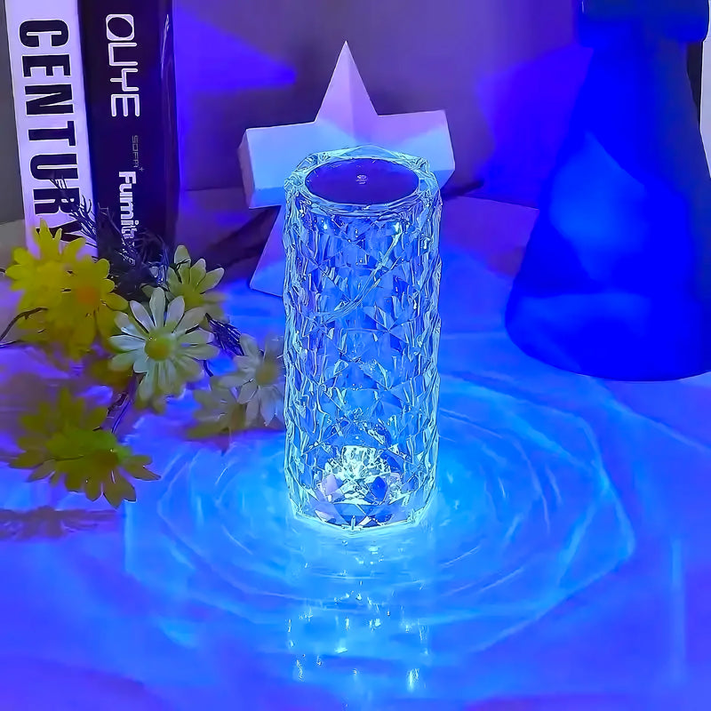 Lampara De Mesa Recarble Tipo Cristal - Varietas Chile - Santiago