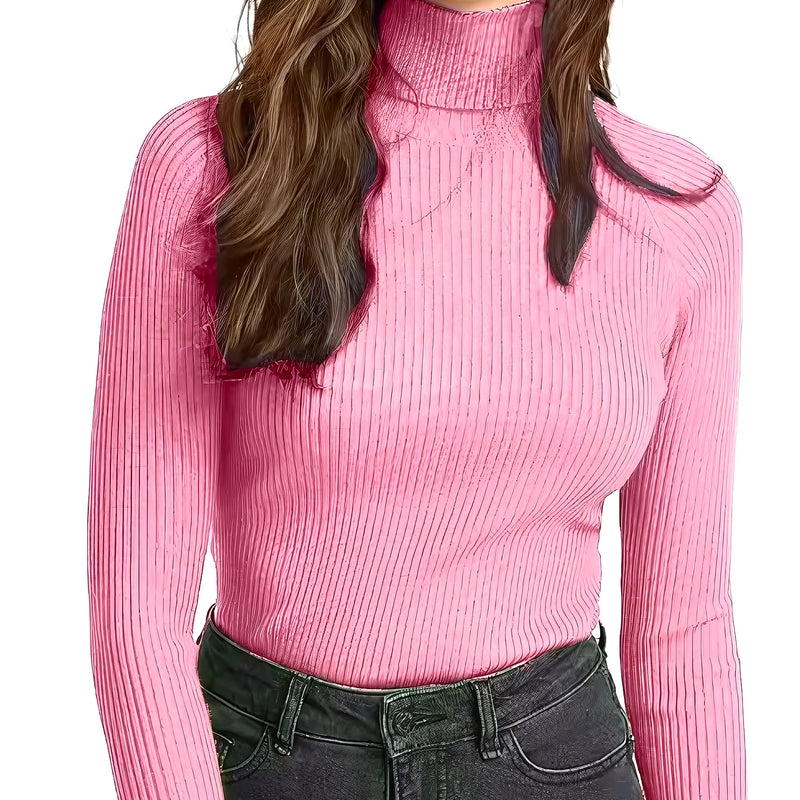 Sweater Beatle Cuello Alto Doble Lanilla - Varietas Chile - Santiago