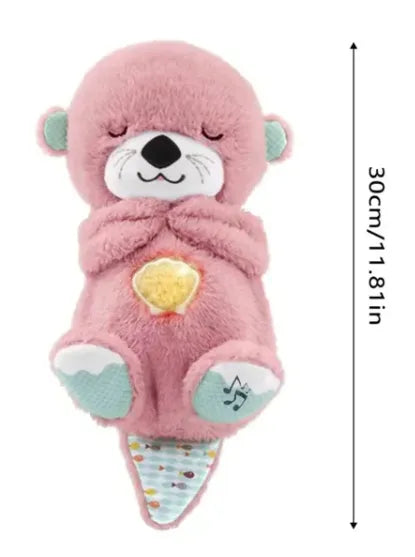 Peluche Nutria Respira En Caja Y Pilas