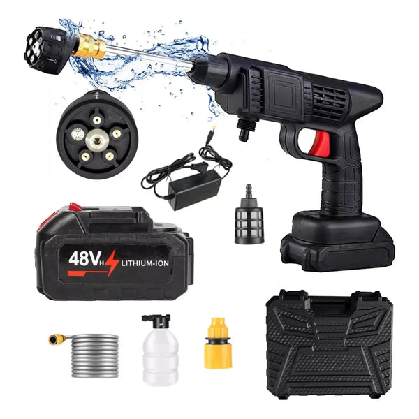 Pistola Agua Presión 2 Baterias 48V