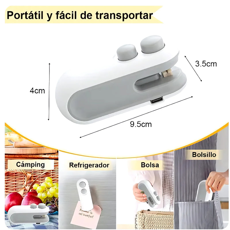 Mini Sellador De Bolsas Portatil - Varietas Chile - Santiago