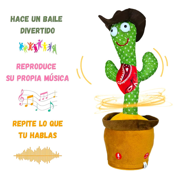 Cactus Bailarín Imita Voz Musica Vaq - Varietas Chile - Santiago