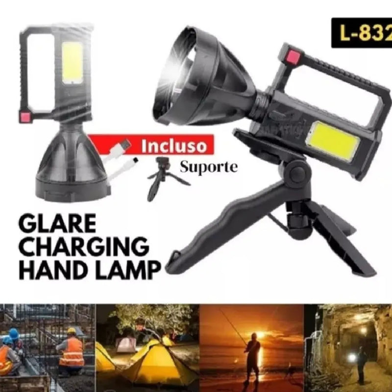 Linterna Recargable Con Trípode -en tu casa Chile - Santiago