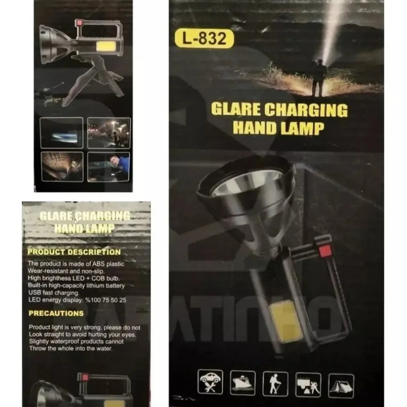 Linterna Recargable Con Trípode -en tu casa Chile - Santiago