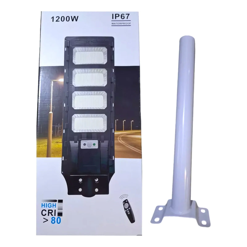 Foco Solar 1200W Sensor Soporte - Varietas Chile - Santiago