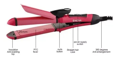 Plancha Ondulador Alisador 2 En 1 -en tu casa Chile - Santiago