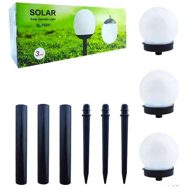 Pack X3 De Estaca Led Solar - Varietas Chile - Santiago