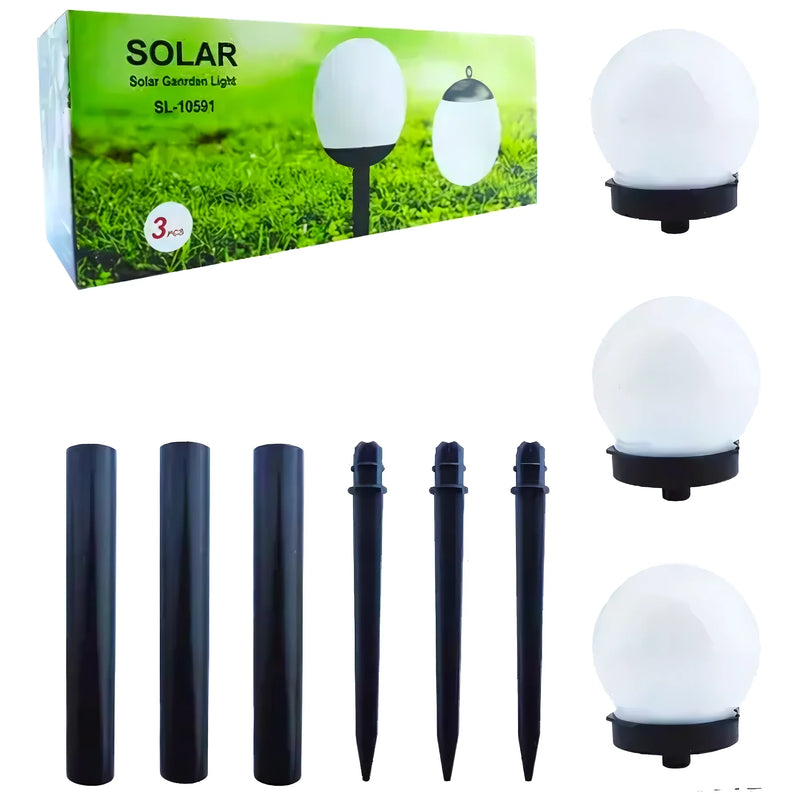 Pack X3 De Estaca Led Solar - Varietas Chile - Santiago