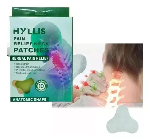 Pack 10 Parches Para Cuello Cervical