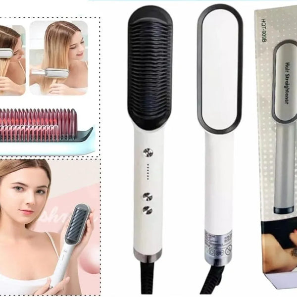 Plancha Cepillo Alisador De Cabello