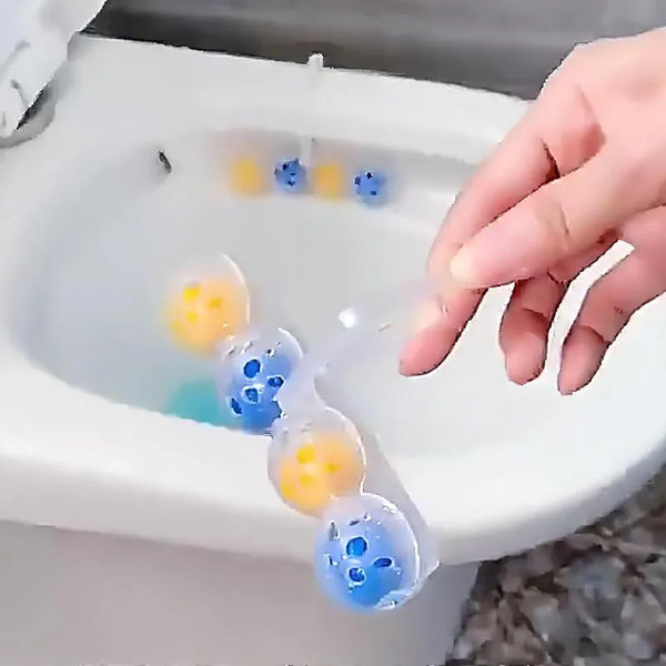 Pastillas Limpieza De Inodoro De 4 Bolas