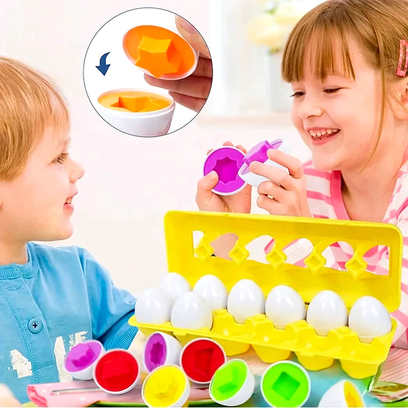 Juego Encaje Huevos Educativos 12 - Varietas Chile - Santiago