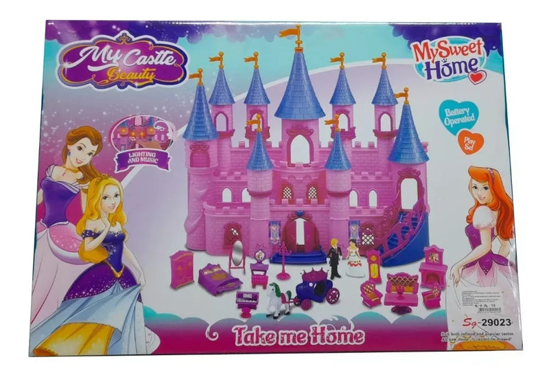 Castillo Princesas Luz Sonido Niños 10