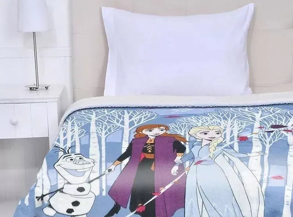 Frazada Polar Sherpa Interior De Frozen
