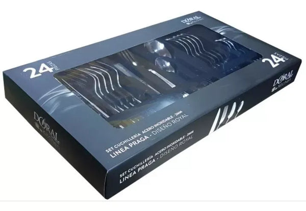 Juego Cuchillería 24 Piezas 20Mm Inox