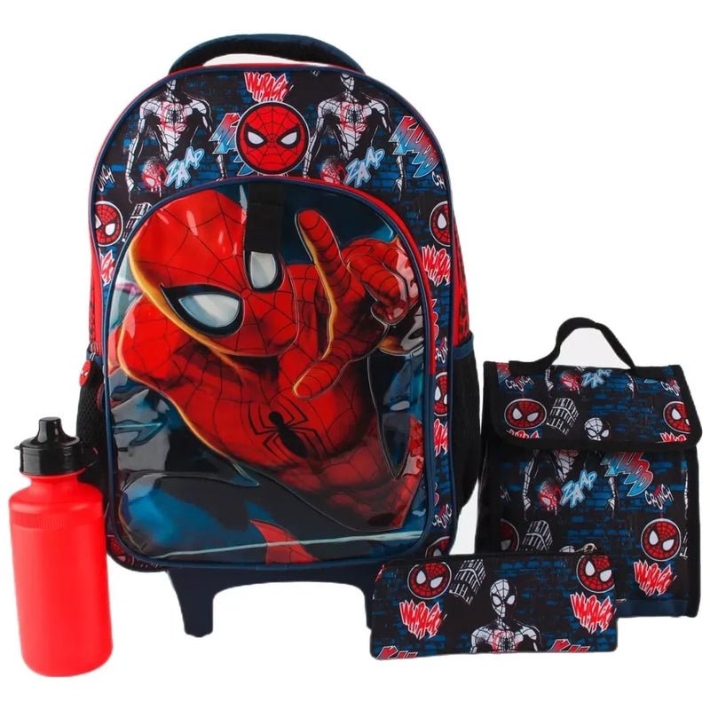 Mochila Lonchera Estuch Botel Spiderman