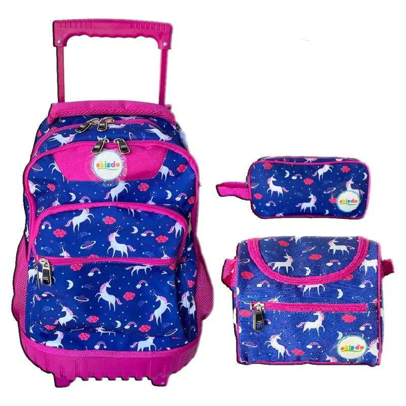 Mochila Ruedas Lochera Estuch Ekizde D6