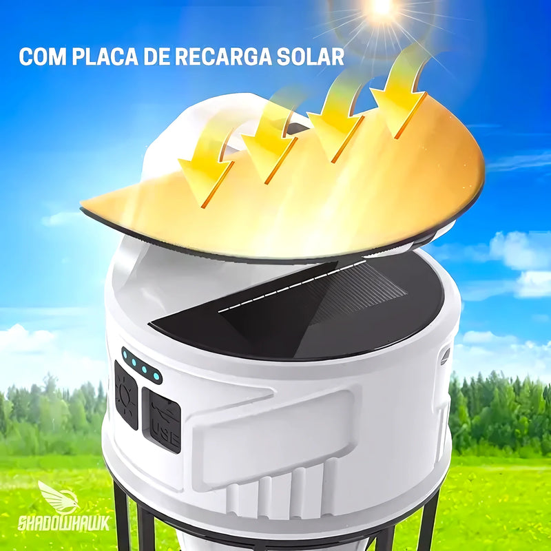 Linterna Gancho Solar Recargable Usb - Varietas Chile - Santiago