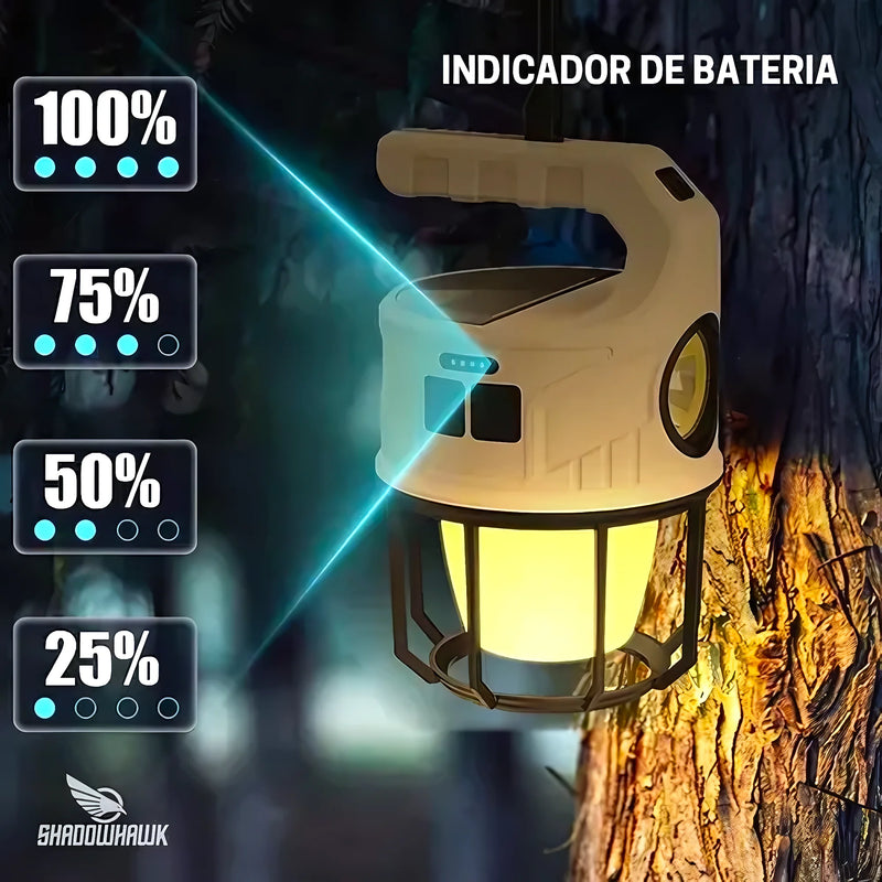 Linterna Gancho Solar Recargable Usb - Varietas Chile - Santiago