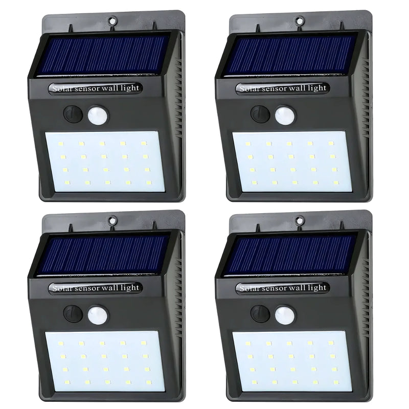 4 Focos Solares 20 Led Con Sensor Movimi - Varietas Chile - Santiago