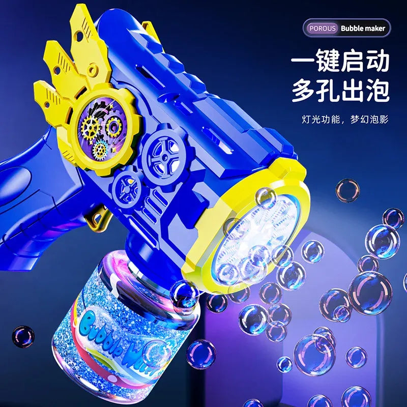 Pistola Lanza Burbuja Con Alitas