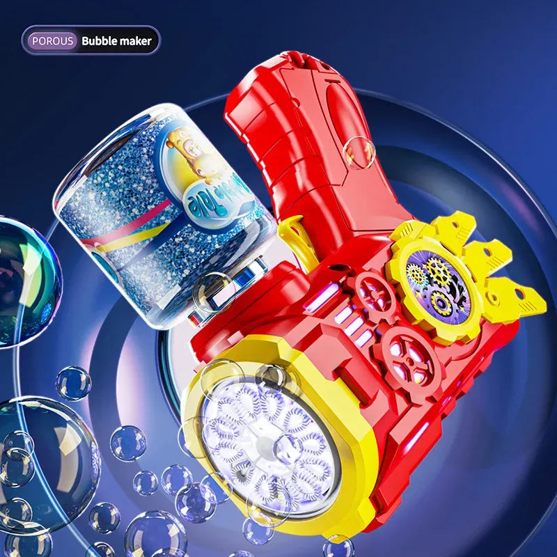 Pistola Lanza Burbuja Con Alitas