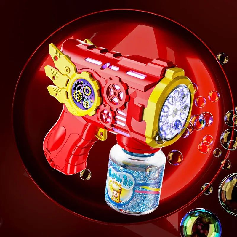 Pistola Lanza Burbuja Con Alitas