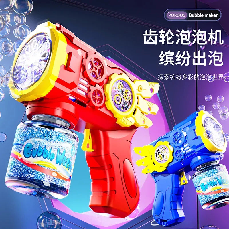 Pistola Lanza Burbuja Con Alitas