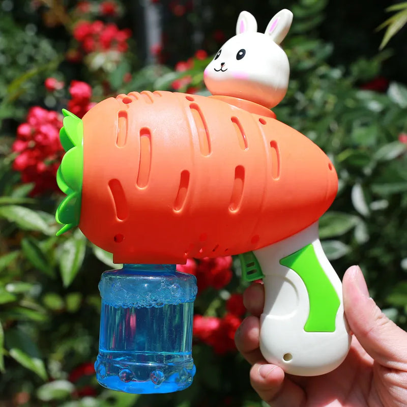 Pistola Burbuja Conejo En Zanahoria
