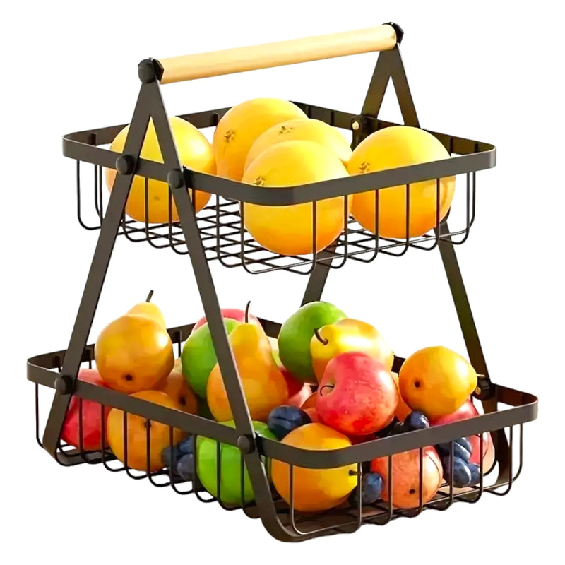 Organizador Frutero Cesta 2 Niveles - Varietas Chile - Santiago