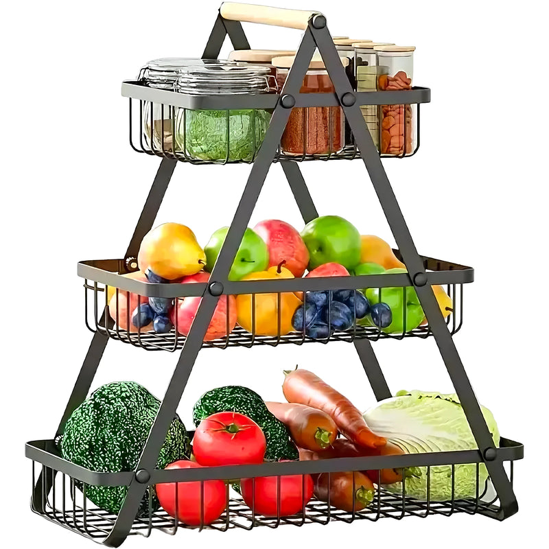 Organizador Frutero Cesta 3 Niveles - Varietas Chile - Santiago