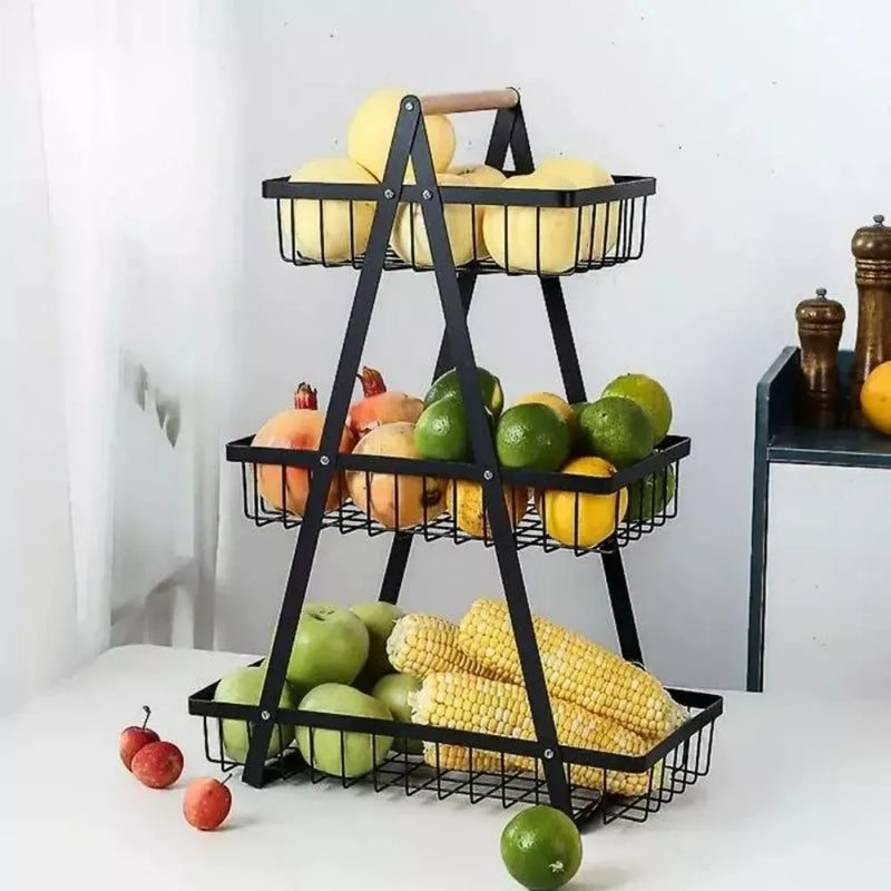 Organizador Frutero Cesta 3 Niveles