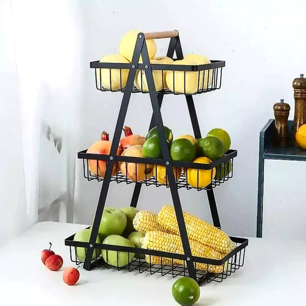 Organizador Frutero Cesta 3 Niveles - Varietas Chile - Santiago