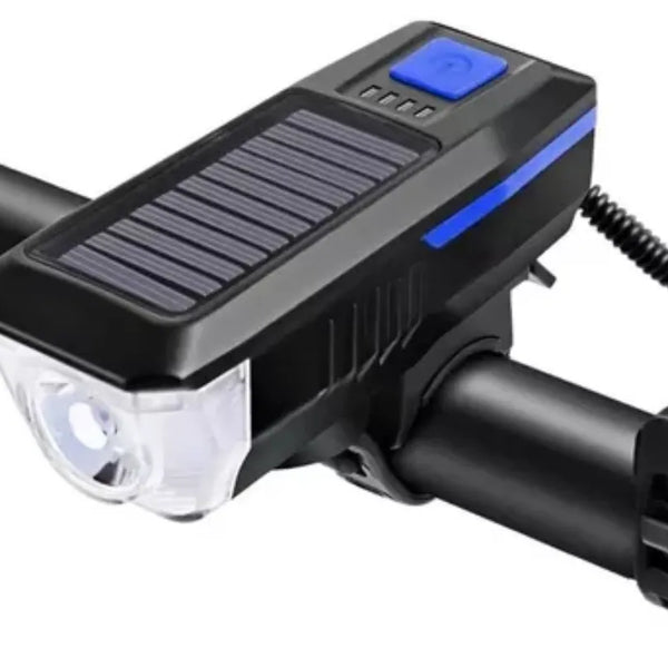 Luz Delantera Led De Bicicleta Solar