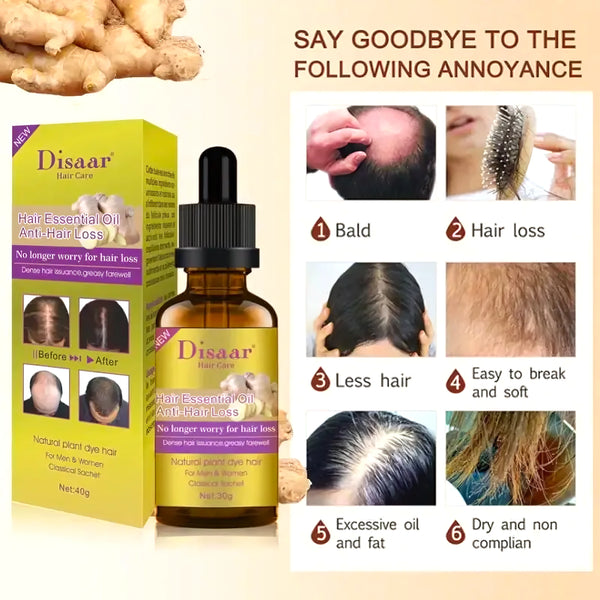 Aceite Anticaida Hair Jengibre Serum - Varietas Chile - Santiago
